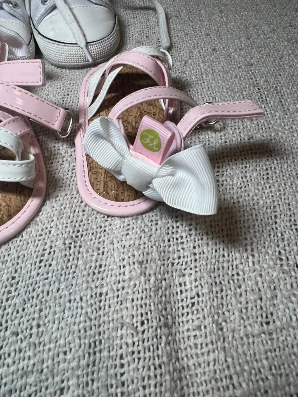 4 Pairs Baby Shoes Bundle, New & Like New, Sizes 3-18 Mo, Sandals